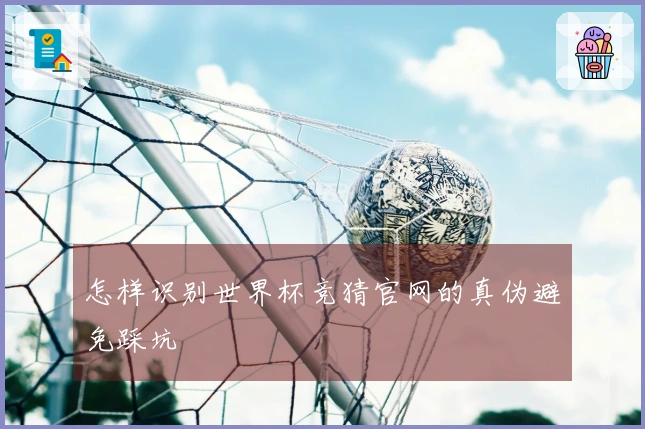 怎样识别世界杯竞猜官网的真伪避免踩坑